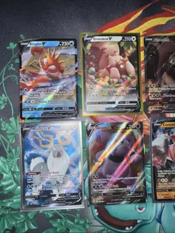 Pokemon TCG Bulk Lot of 10 Pokemon V Full Art Cards - Image 2