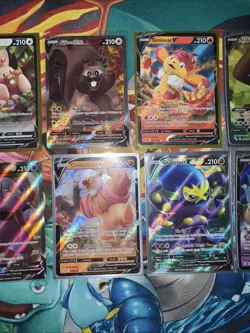 Pokemon TCG Bulk Lot of 10 Pokemon V Full Art Cards - Image 3