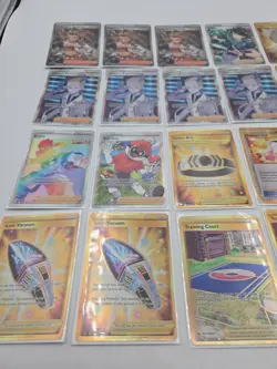 Pokemon Gold Secret Rare Trainer Card Lot of 28 NM Cards Scoop Up Nest Ball Guy! - Image 3