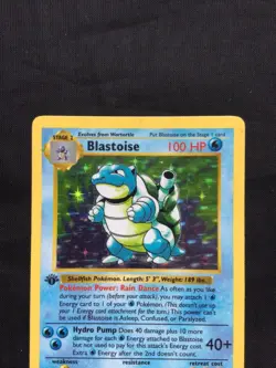 Pokemon Cards: Base Set 1st Edition Rare Holo: Blastoise 2/102 - Image 2