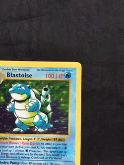Pokemon Cards: Base Set 1st Edition Rare Holo: Blastoise 2/102 - Image 4