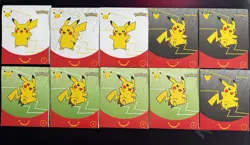 Pokemon TCG 2021 McDonald's Sealed Booster Packs (10) With Extra 25 Rare Cards - Image 1