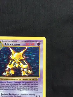 Pokemon Cards: Base Set 1st Edition Rare Holo: Alakazam 1/102 - Image 4