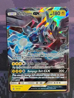 Zekrom GX SM138 Pokemon SM Black Star Promos Promo Near Mint Card NM 1 - Image 1