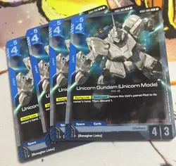 Gundam Card Game Playset GD01-005 R Unicorn Gundam Unicorn Mode New Type Rising - Image 1