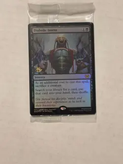 Prerelease Diabolic Intent Foil M/NM (Brothers' War) Sealed - Image 1