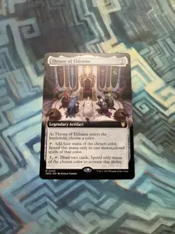 MTG Extended Art Throne of Eldraine NM Unplayed Commander: Wilds of Eldraine - Image 1