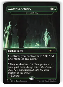Avatar Sanctuary #2293 (NM) (Non-Foil) Secret Lair Avatar SLD MTG - Image 1