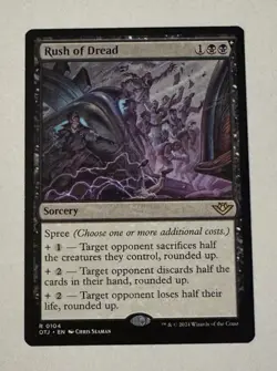 MTG Rush of Dread - Outlaws of Thunder Junction LP - Image 1