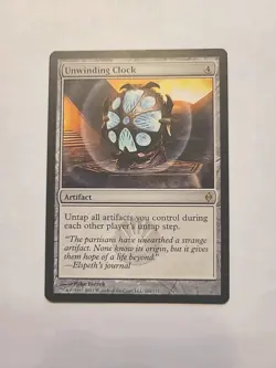 Unwinding Clock [New Phyrexia] Magic the Gathering LP MTG - Image 1