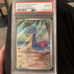 Pokemon TCG Misty's Lapras Destined Rivals 194/182 Illustration Rare Psa 8 - Image 1