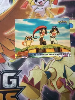 The Nefarious Team Rocket Pokemon Topps 2000 Mewtwo Strikes Back Blue Label NM - Image 1