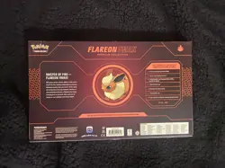 POKEMON TCG FLAREON VMAX PREMIUM COLLECTION EEVEELUTION SEALED NEW IN BOX - Image 2