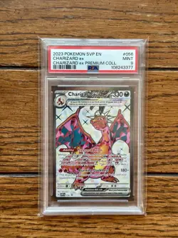 2023 Pokemon SVP Charizard ex #056 Premium Collection PSA 9 MINT - Image 1