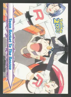 Team Rocket to the Rescue 50 Blue Label Pokemon TOPPS Pokemon the Movie 2000 - Image 1