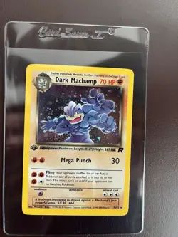 Pokemon TCG Dark Machamp 10/82 Team Rocket Holo - 1st edition - Rare - NM - Image 1