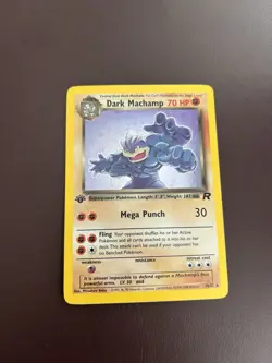 Pokemon TCG Dark Machamp 10/82 Team Rocket Holo - 1st edition - Rare - NM - Image 2