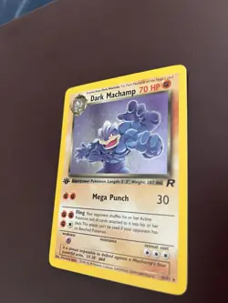 Pokemon TCG Dark Machamp 10/82 Team Rocket Holo - 1st edition - Rare - NM - Image 4