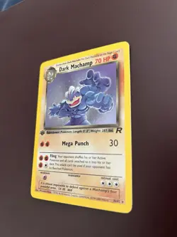 Pokemon TCG Dark Machamp 10/82 Team Rocket Holo - 1st edition - Rare - NM - Image 5