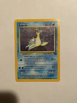 Pokemon - Lapras Holo Fossil 10/62 HP - Image 1