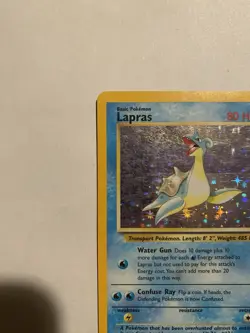 Pokemon - Lapras Holo Fossil 10/62 HP - Image 2