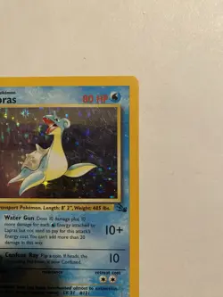 Pokemon - Lapras Holo Fossil 10/62 HP - Image 3