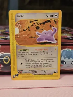 Pokemon TCG Ditto Skyridge 51/144 2003 Common - Image 1
