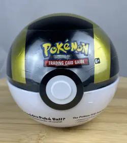 Pokemon PokeBall Tin H20 Ultra Ball 3 Booster Packs Factory Sealed 820650808425 - Image 1