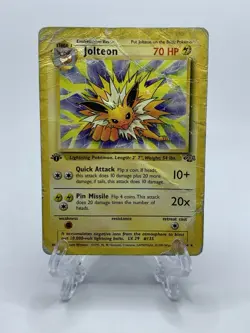 Jolteon 20/64 - Jungle Set - 1st Edition - Rare - Pokemon - Image 1