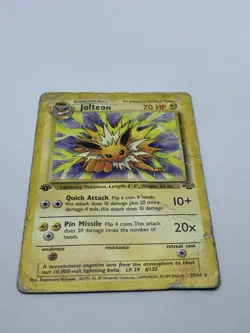 Jolteon 20/64 - Jungle Set - 1st Edition - Rare - Pokemon - Image 2