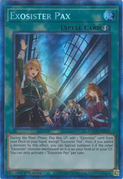Exosister Pax GRCR-EN021 Ultra Rare 1st Edition - Image 1