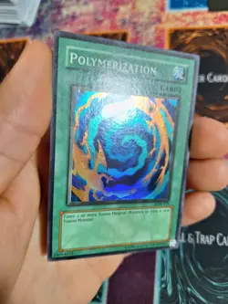 Yu-Gi-Oh! TCG Polymerization LOB-059 Super Rare WAVY OG Unlimited NM - Image 3