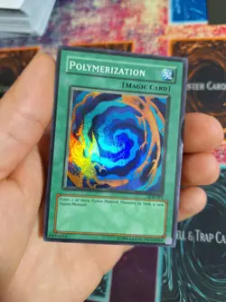 Yu-Gi-Oh! TCG Polymerization LOB-059 Super Rare WAVY OG Unlimited NM - Image 4