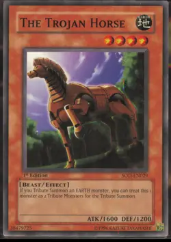 YuGiOh The Trojan Horse SOD-EN029 Soul of the Duelist Common 1st Ed NM - Image 1