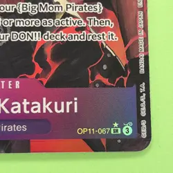 Charlotte Katakuri Alt Art Parallel One Piece TCG English OP11-067 - Image 5
