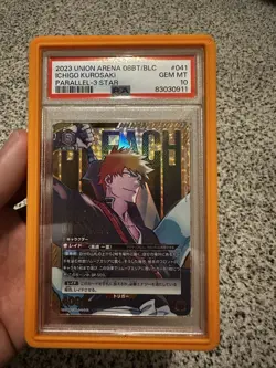 Union Arena Ichigo Kurosaki 3 Star Signature #041 PSA 10 Gem Mint - Image 1
