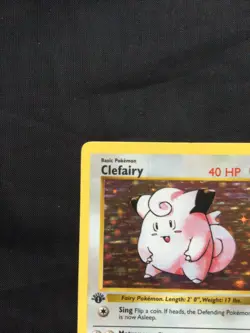Pokemon Cards: Base Set 1st Edition Rare Holo: Clefairy 5/102 - Image 3