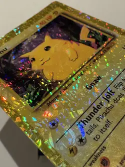 Pikachu STICKER Vending Machine PRISM HOLO Pokemon Card Vintage 90's Retro Rare - Image 3