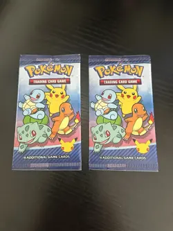 Pokemon 2021 McDonald's 25th Anniversary Promo Card Packs Factory Sealed NEW(x2) - Image 1