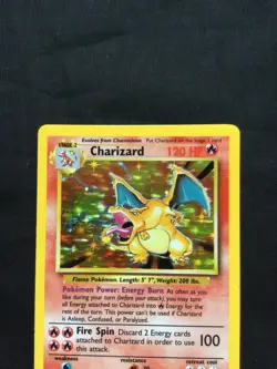 Pokemon Cards: Base Set Rare Holo: Charizard 4/102 - Image 2