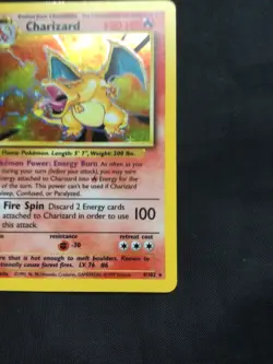 Pokemon Cards: Base Set Rare Holo: Charizard 4/102 - Image 5