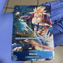 Marco P-071 (Two Legends Pre-Release Winner) - One Piece Near Mint Promo Card - Image 1
