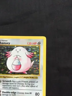 Pokemon Cards: Base Set 1st Edition Rare Holo: Chansey 3/102 - Image 4