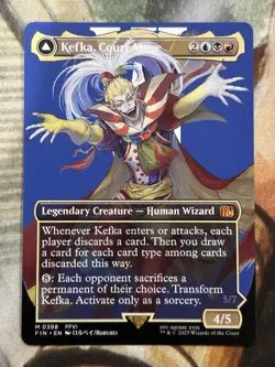 Kefka, Court Mage (Borderless) #0398 Final Fantasy Regular Full Art - NM/M 🔥 - Image 1