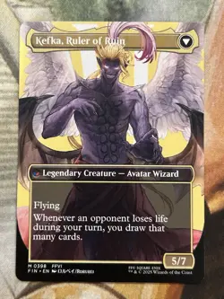 Kefka, Court Mage (Borderless) #0398 Final Fantasy Regular Full Art - NM/M 🔥 - Image 2