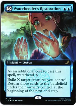 Waterbender's Restoration (Extended Art) R Avatar: 183 NM - Image 1