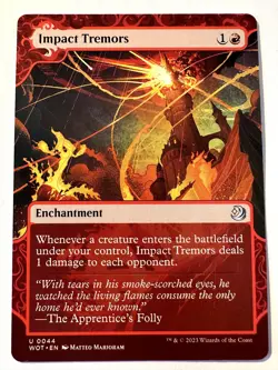 Impact Tremors Normal U Wilds of Eldraine: Enchanting Tales 44 NM - Image 1