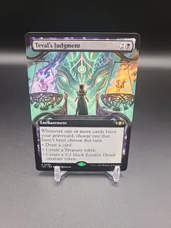Teval's Judgment - Extended Art TDC NM MTG - Image 1