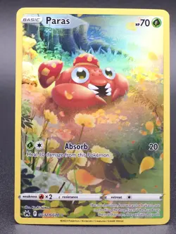 Paras GG32/GG70 Holo Crown Zenith Galarian Gallery Pokemon NM/M - Image 1