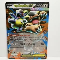 Mega Kangaskhan EX 104/132 Pokemon ME01: Mega Evolution Double Rare Holo 2025 - Image 1